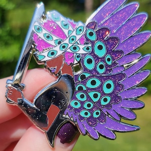 Risen Biblically Accurate Inspired Angel Enamel Pin