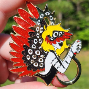 Fallen Biblically Accurate Inspired Angel Enamel Pin Angel Pin