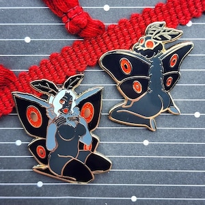 Moth Man Moth Mommy and Moth Daddy MothMan Enamel pins Enamel Pin