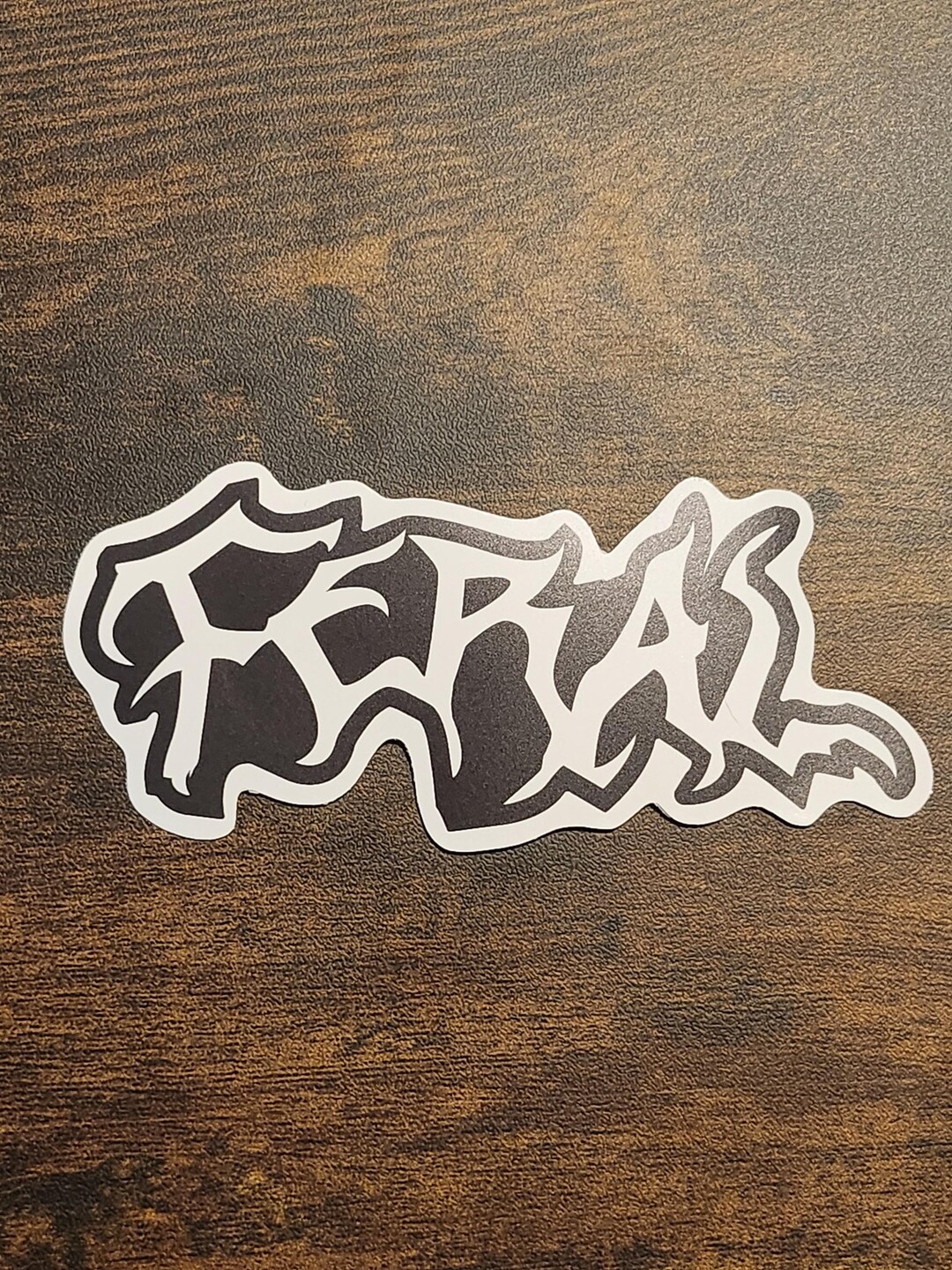 Feral Sticker Black Metal Feral OC Sticker - Etsy