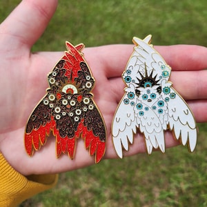 Seraphim Furby Glitter Glow Biblical Angel Pin Enamel Pin