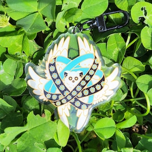 Biblically Accurate Furby keychain Angelic Ophanim Thrones Furb