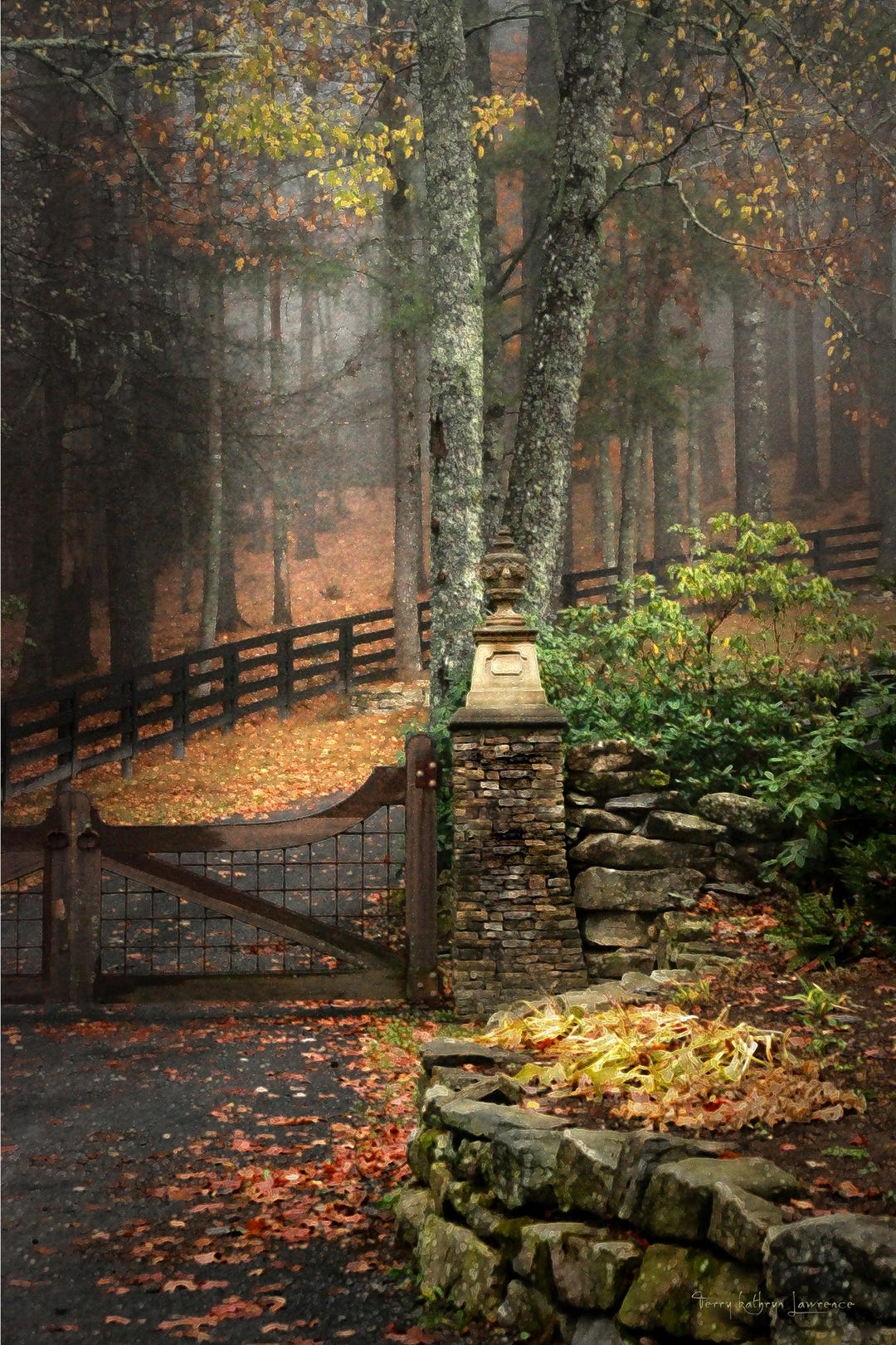 Autumn Gate II (print) - Etsy