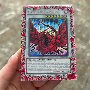 Randhüllen Yugioh Schwarze Rose (15 Hüllen)
