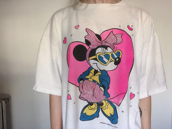 Vtg 80s 90s Minnie Mouse T-Shirt SZ XL - Novelty T