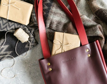 Leather bag "Weinselig" Handbag Shopper