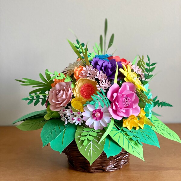 Pearl Paper Flowers Etsy