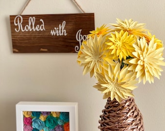 Upcycled vase, Handmade Vase