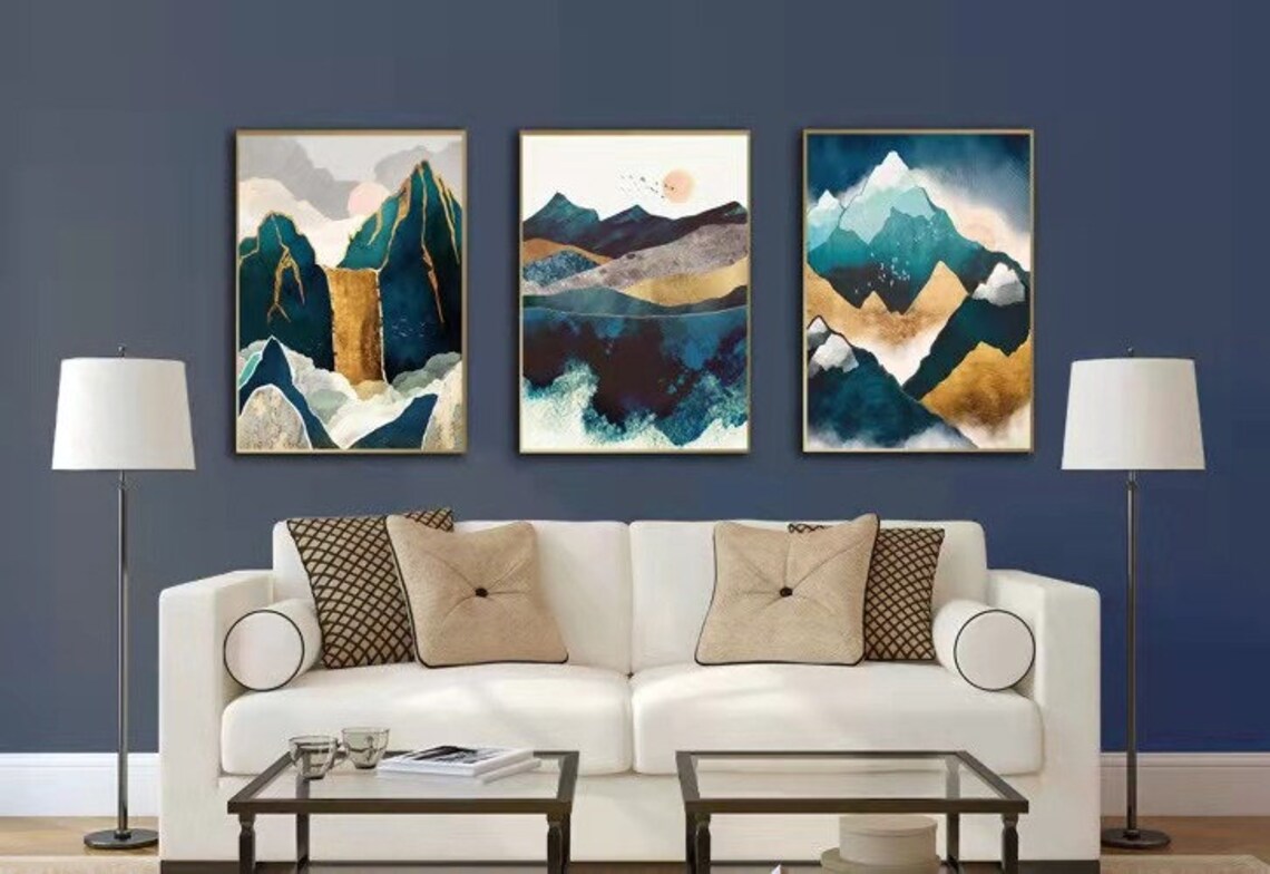 Set of 3 Scandinavian Wall Art Nordic Wall Art Scandinavian | Etsy