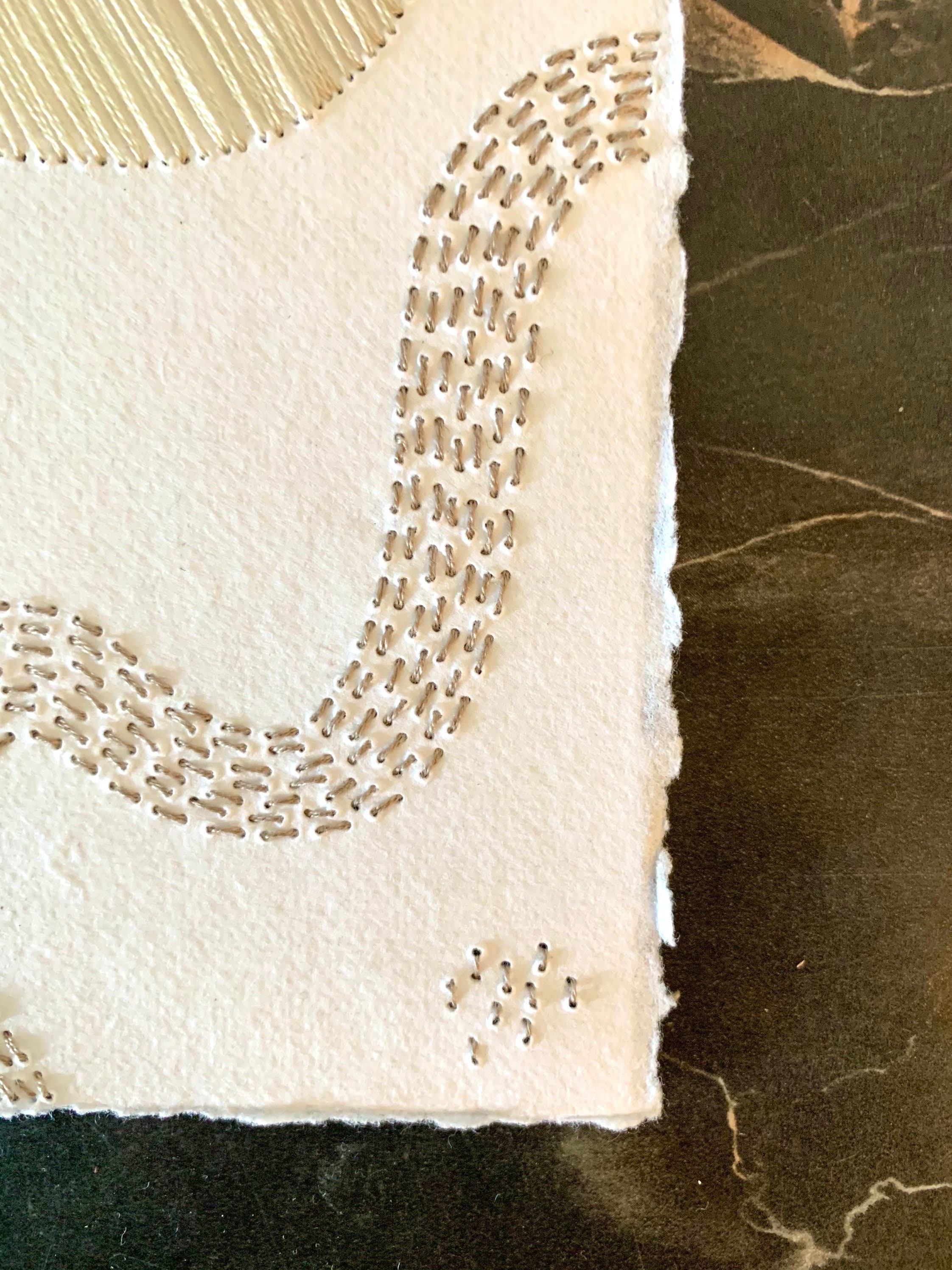 Un camino del jardín 1 bordado de 4 por 6 pulgadas en papel | Etsy
