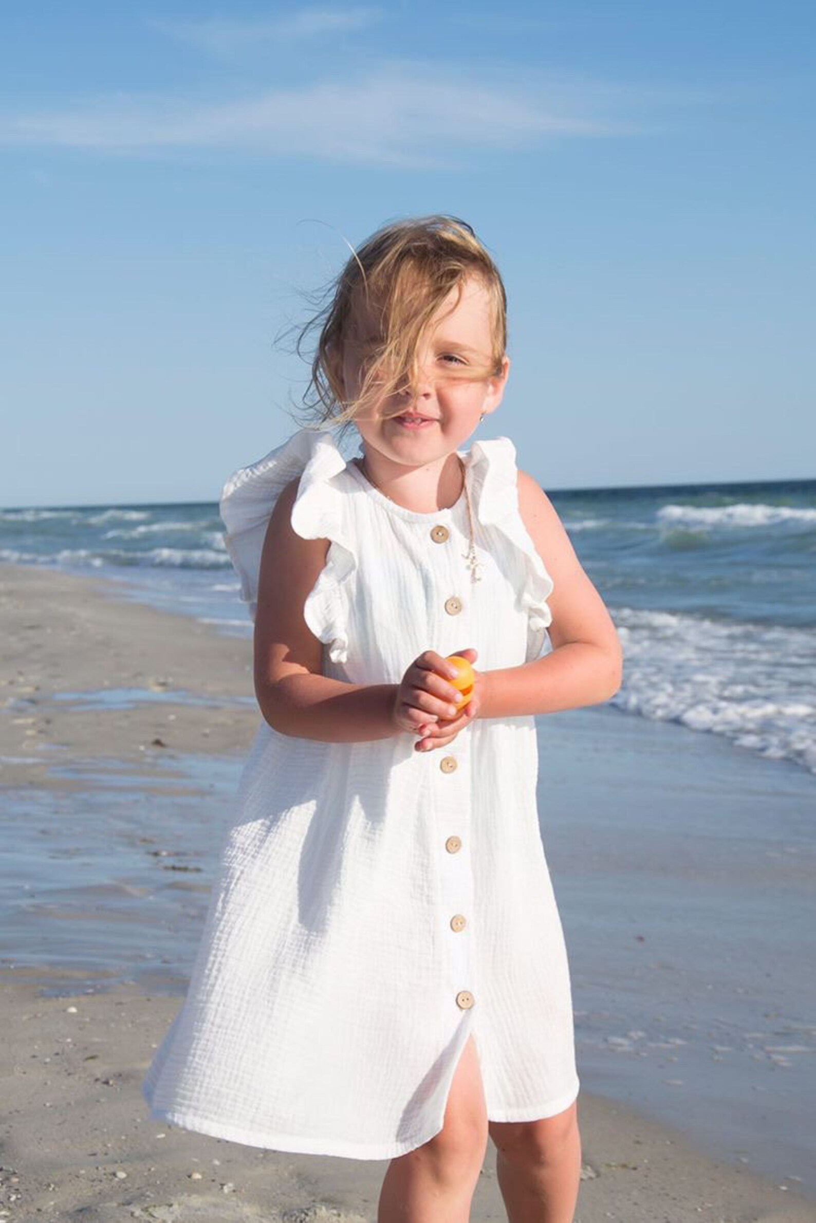 Girls Muslin Dress Cotton Muslin Baby Dress Muslin Dress Etsy