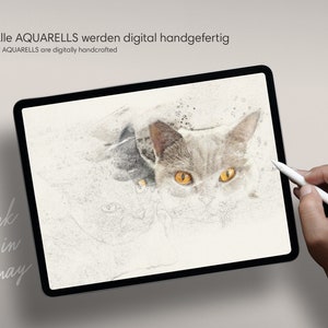 Portrait danimal de compagnie personnalisé avec nom Illustration à partir d'une photo, d'une affiche, d'un cadeau, d'un animal de compagnie, d'un chien, d'un chat ou d'un humain Best-seller Etsy image 6