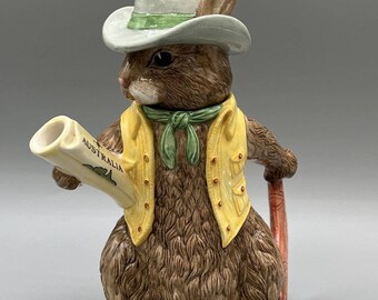 1996 Royal Doulton Bunnykins Aussie Explorer Bunnykins Teapots Of The World