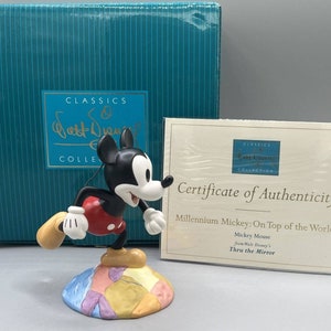 Millennium Mickey On Top of the World From Walt Disney’s Thru The Mirror W/COA