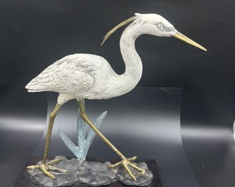 Vintage Porcelain Blue Jay Bird Figurine by Andrea by Sadek Made