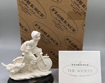 Giuseppe Armani Late At School #259F Figurine In Original Box