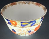 Vintage Woods Ware England WINCANTON IMARI Cranberry Bowl Hard to find