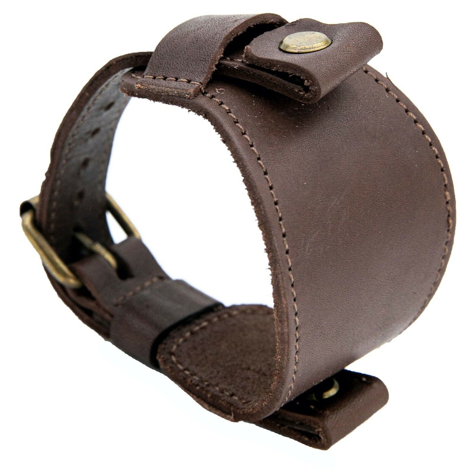 20mm Leather Watch band bund bracelet Mens Watch Cuff Etsy