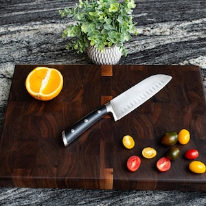 Custom Large Walnut End Grain Cutting Board / Butcher Block