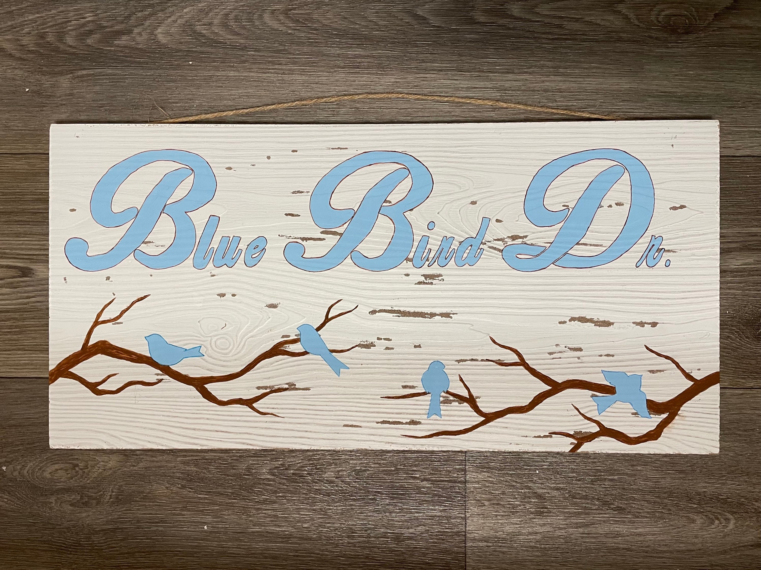 Von Hand bemalt rustikale hängende Zeichen | Etsy