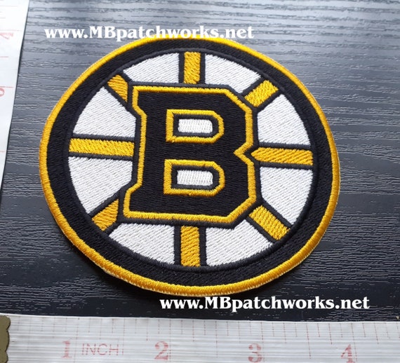 Boston Bruins Team Logo Patch Nhl Ice Hockey Usa Sports Emblem Etsy