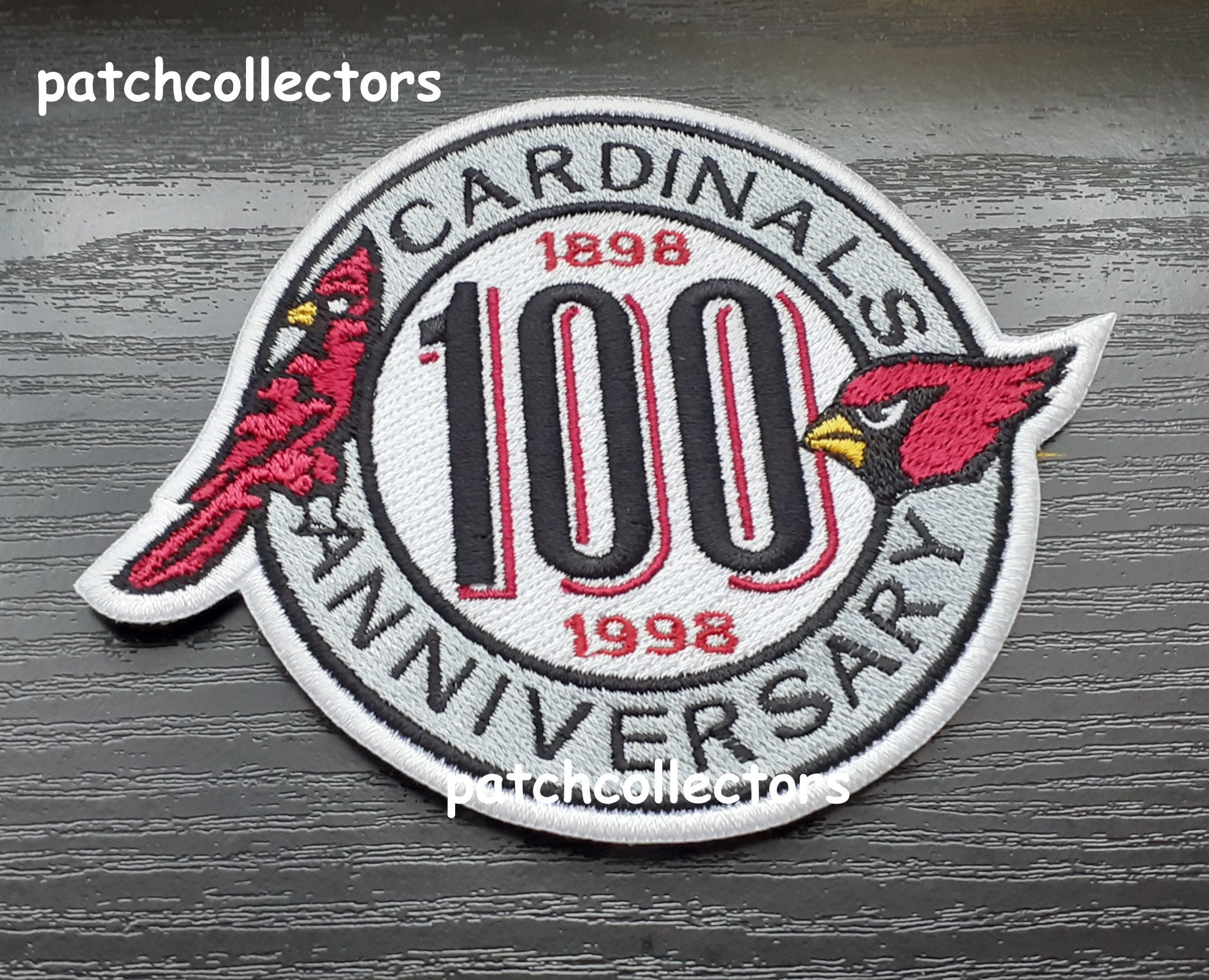 Arizona Cardinals 100th years Anniversary Logo Patch NFL Etsy