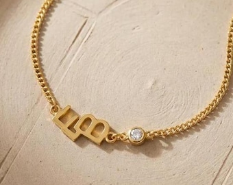 Personalized 2 Initial Necklace, Chunky Chain Necklace with Birthstone, Custom Two Letter Necklace, Couples Initial Jewelry, Christmas Gift