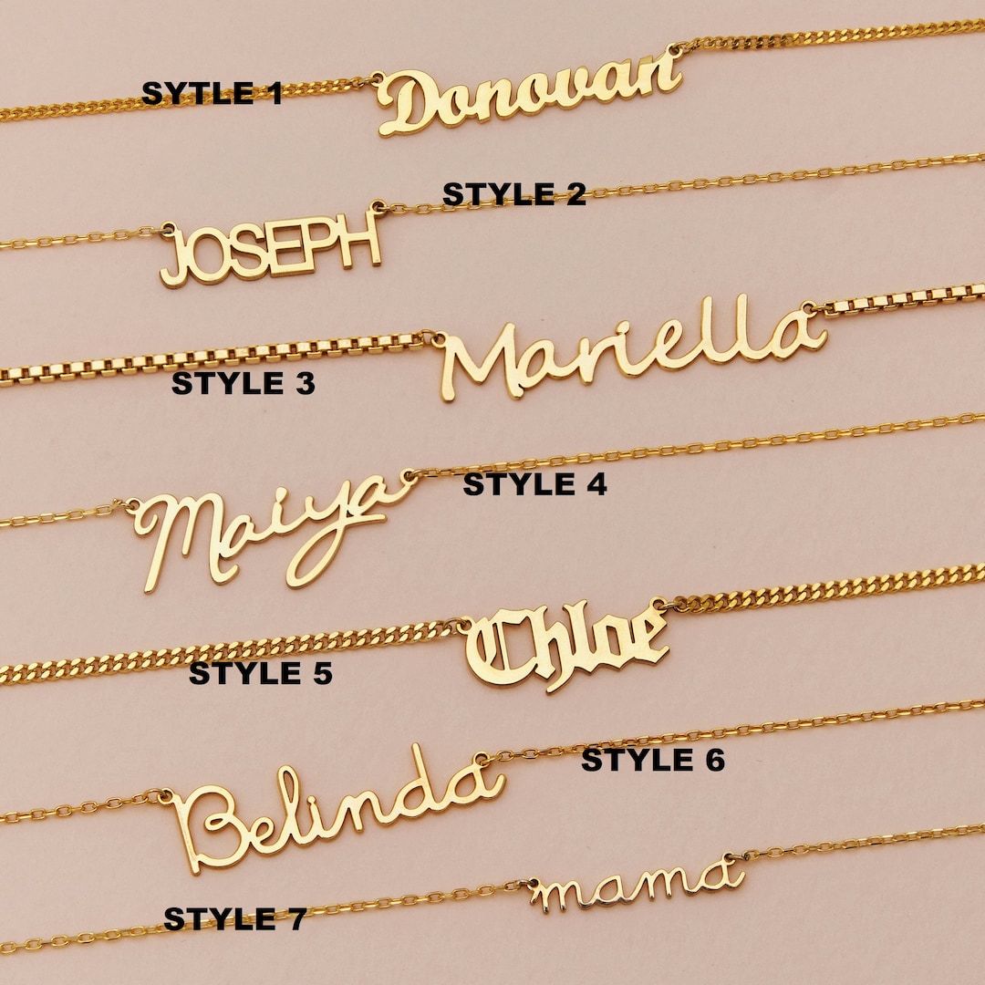 Different Names Of Necklace Different Types Of Chain Names Jewelry