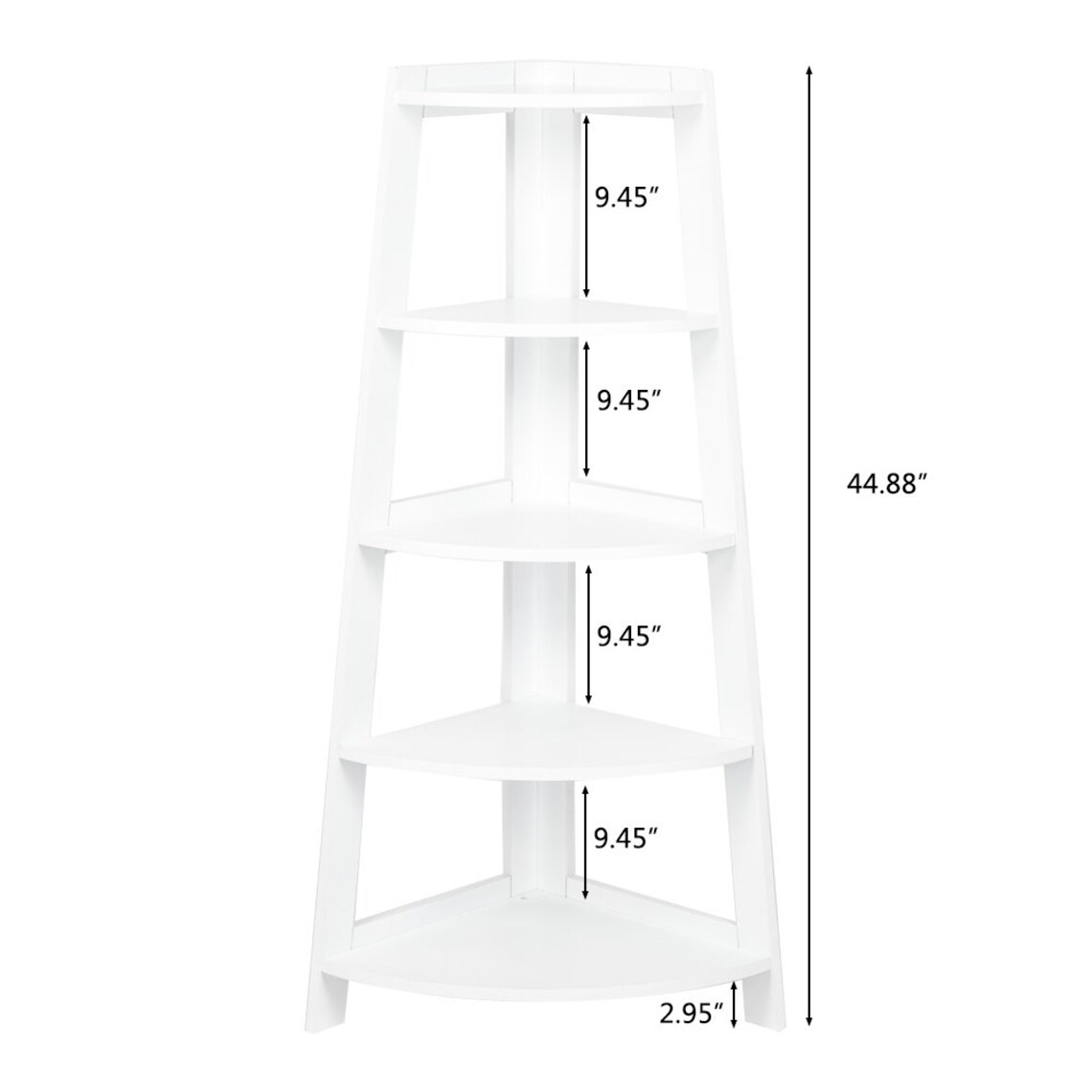 Corner Ladder Shelf Shelving Unit Bookcase Storage Tall 5 Tier Etsy