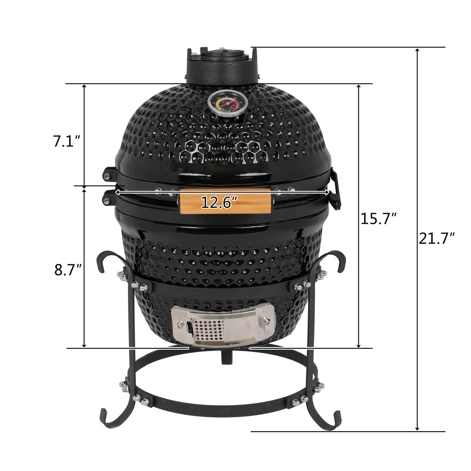 Kamado Egg BBQ Ceramic Charcoal Grill Roaster Smoker Etsy