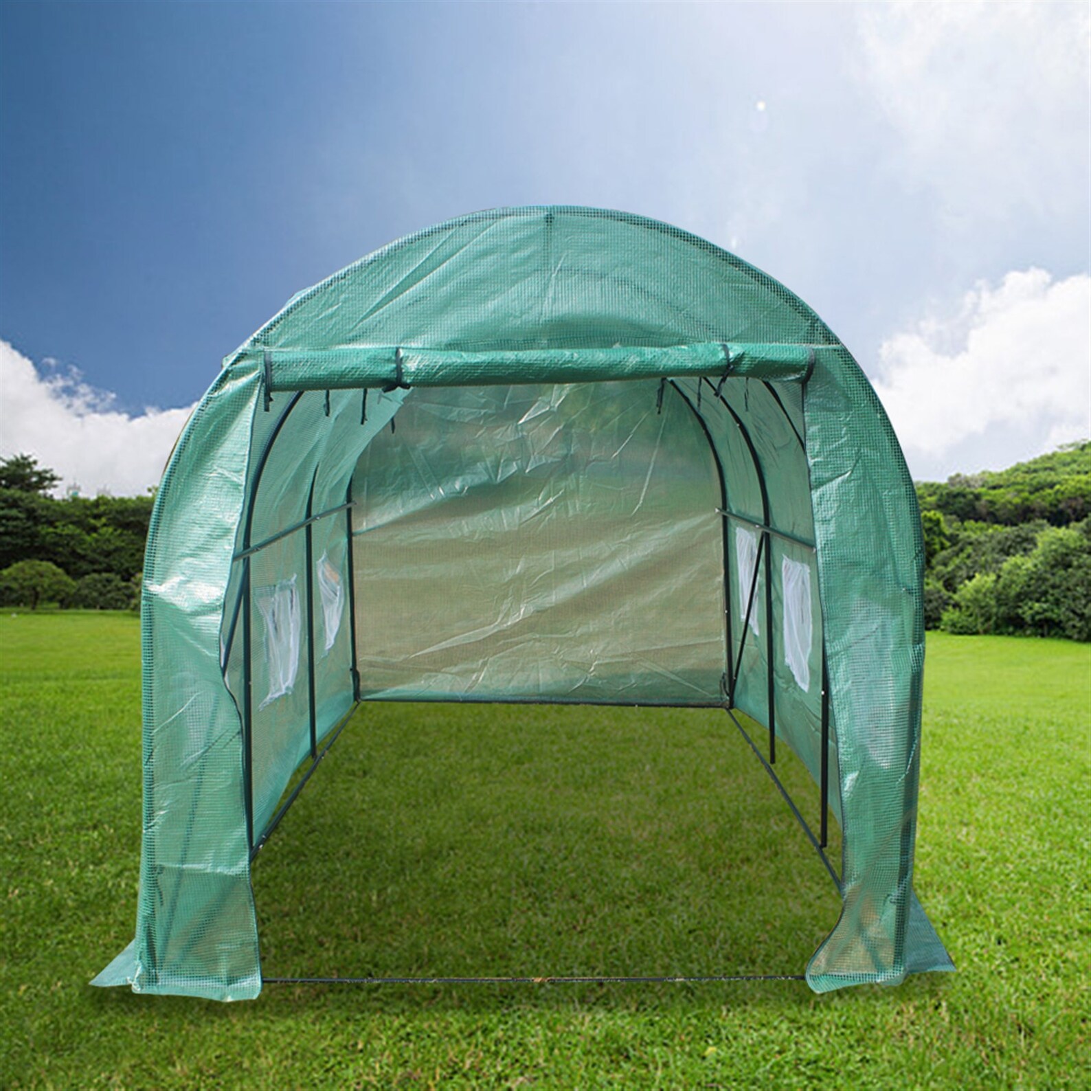 Walkin Greenhouse Polytunnel Plants Grow Tent Tunnel Etsy
