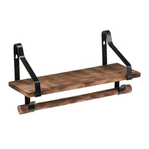 Cocina rústica estante flotante estanterías ganchos de pared | Etsy