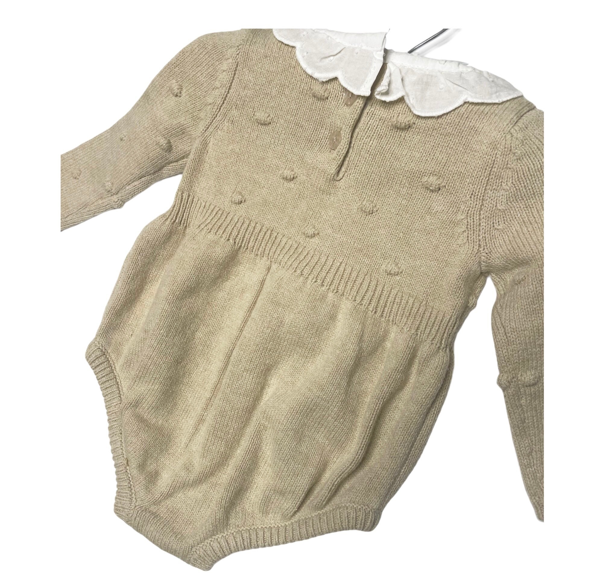 Baby Girl Clothes Baby Knit Clothes Baby Set Neutral Tone Etsy