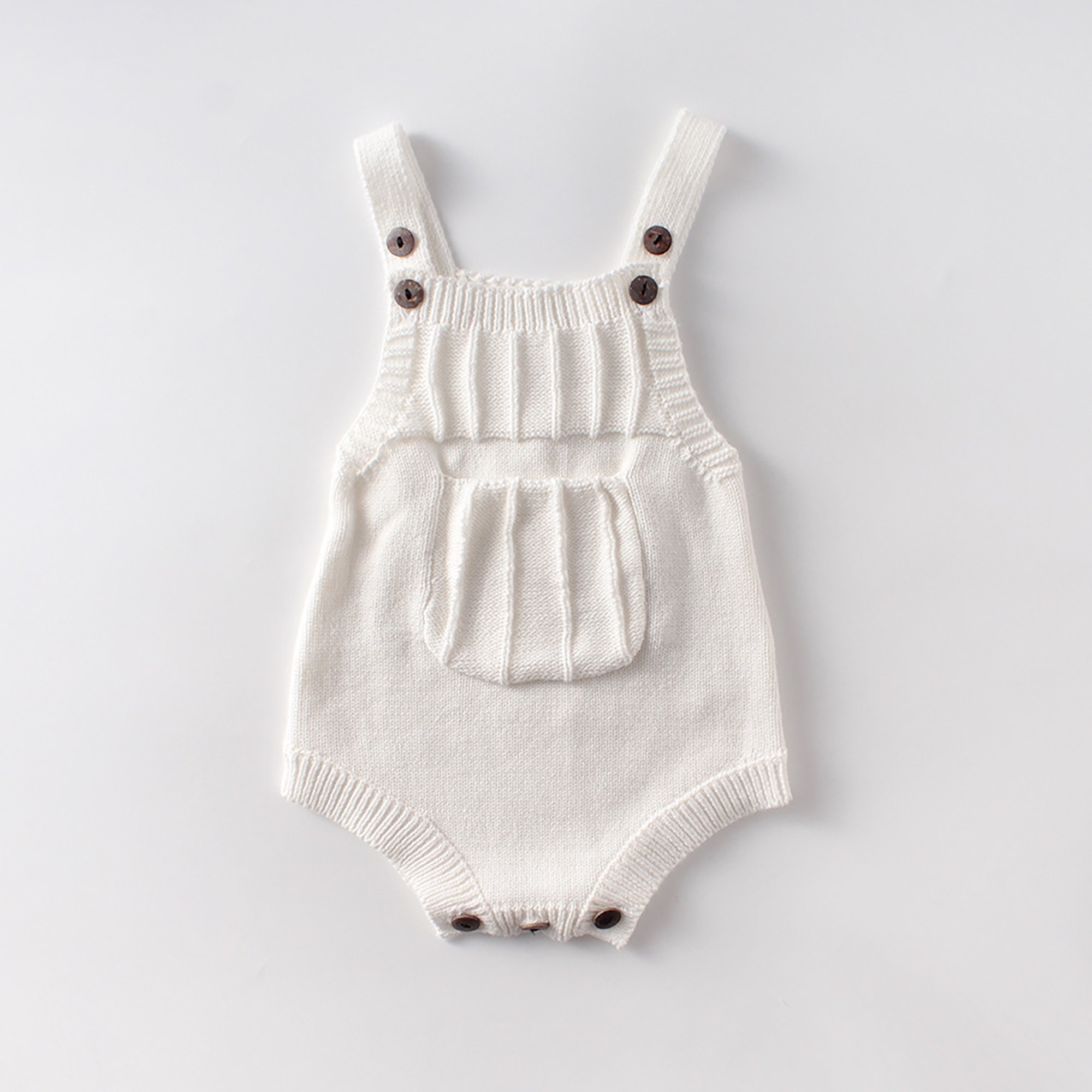 Knit Baby Overall Romper Gender Neutral Knit Overalls for Etsy