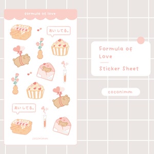 Formula of Love | Sticker Sheet