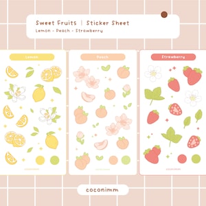 Sweet Fruits | Sticker Sheet