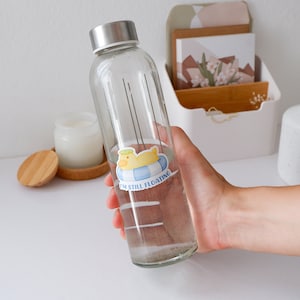 I'm still floating | Waterproof Matte Sticker | Cute Stickers | Deco Sticker | Cute Illustration | Bottle Stickers