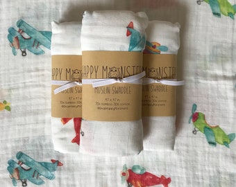 airplane swaddle blanket