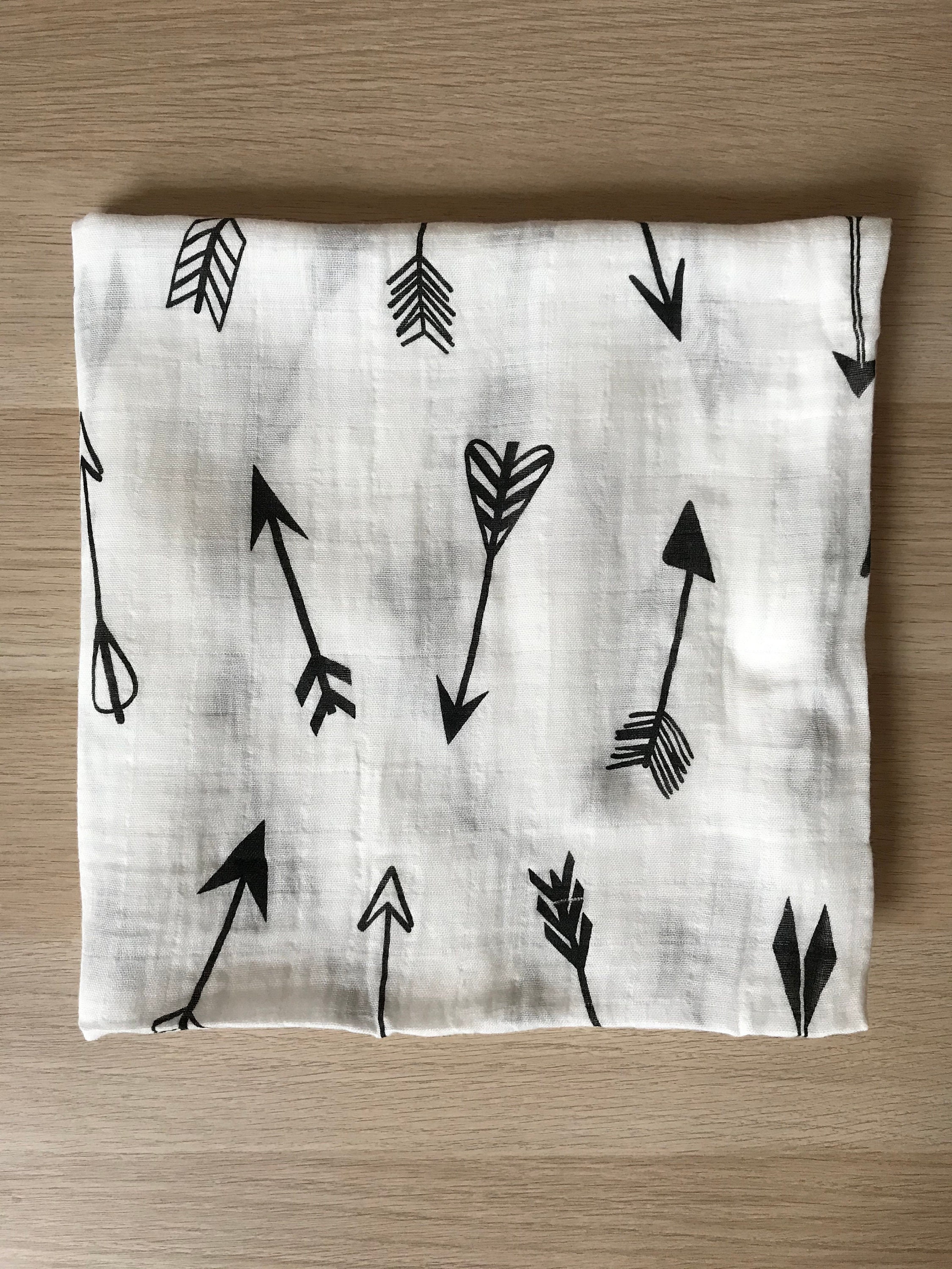 Black and white swaddle sales