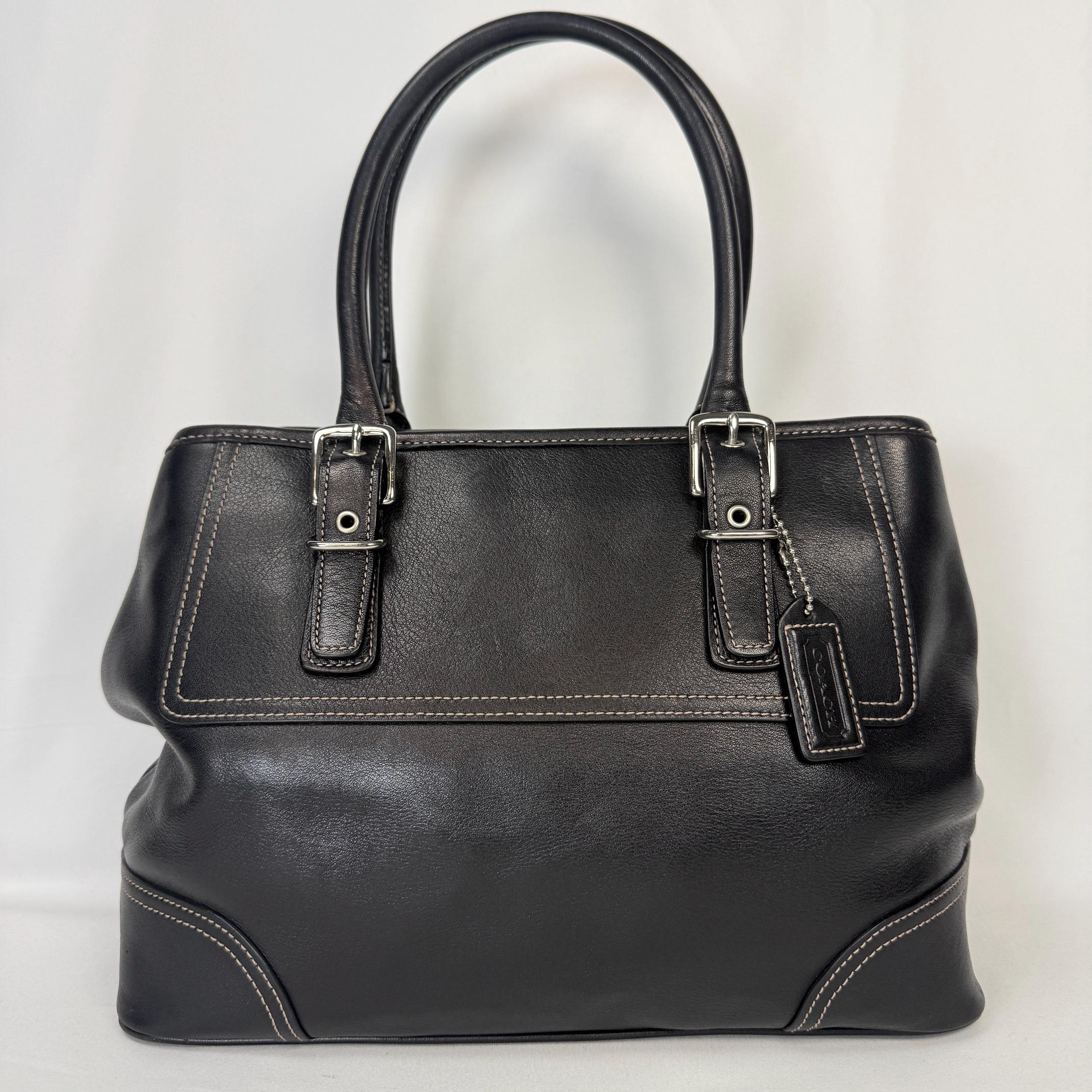 極美品COACH COWskin Onesholderbag black y2k Y2k Coach Bag - Etsy