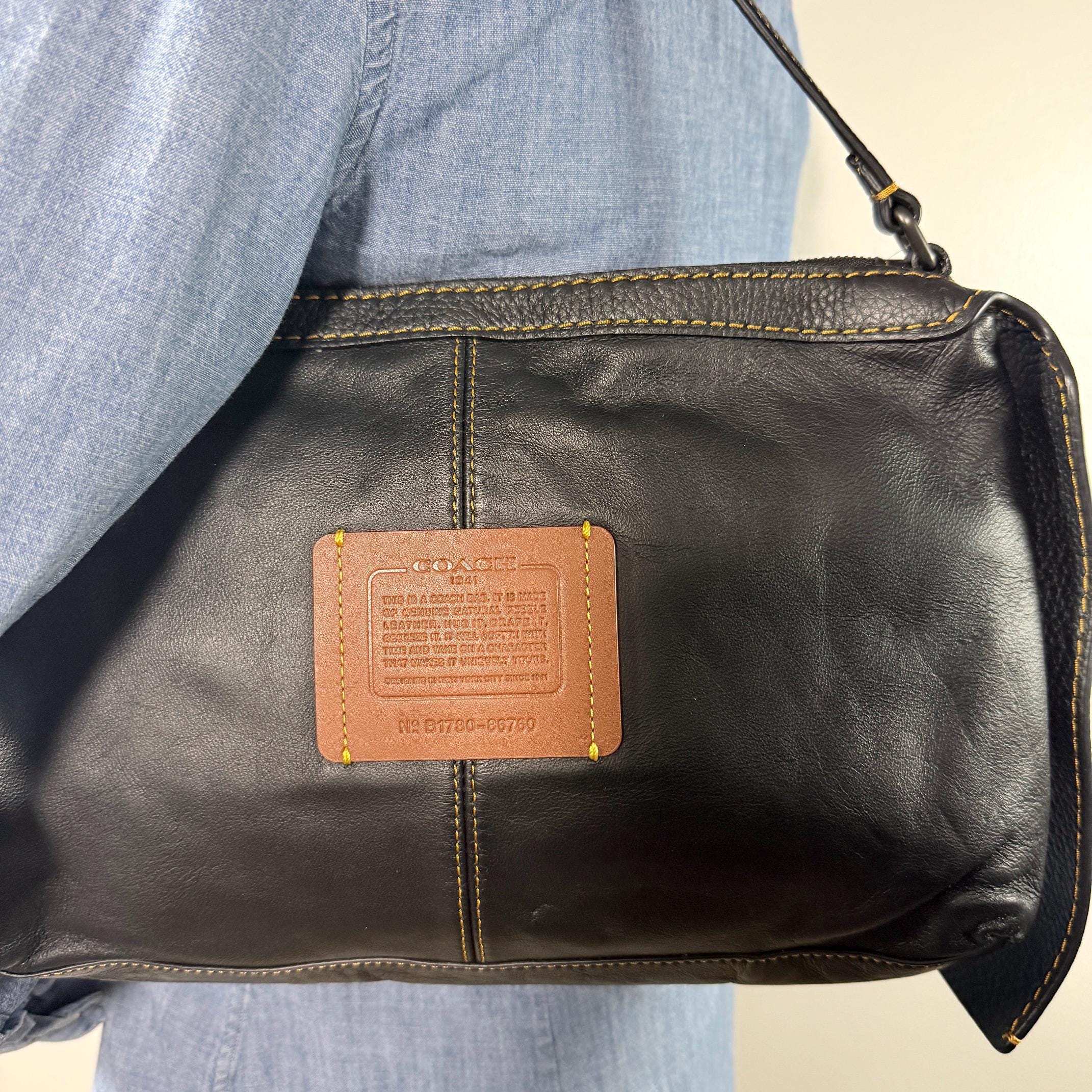 Coach Leather Bag Glovetanned - Etsy