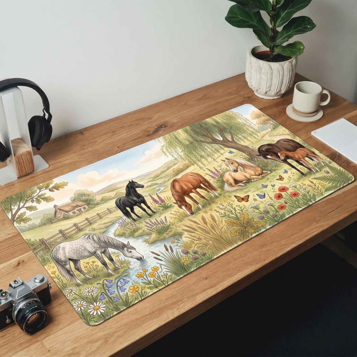 speecheese Schreibtischunterlage Fee im magischen Wald Schreibtischunterlage 69x31cm XXL Mauspad für speecheese Schreibtischunterlage Fee im magischen Wald Schreibtischunterlage 69x31cm XXL Mauspad für