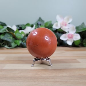 Slightly Imperfect - Red Jasper Sphere (55mm)