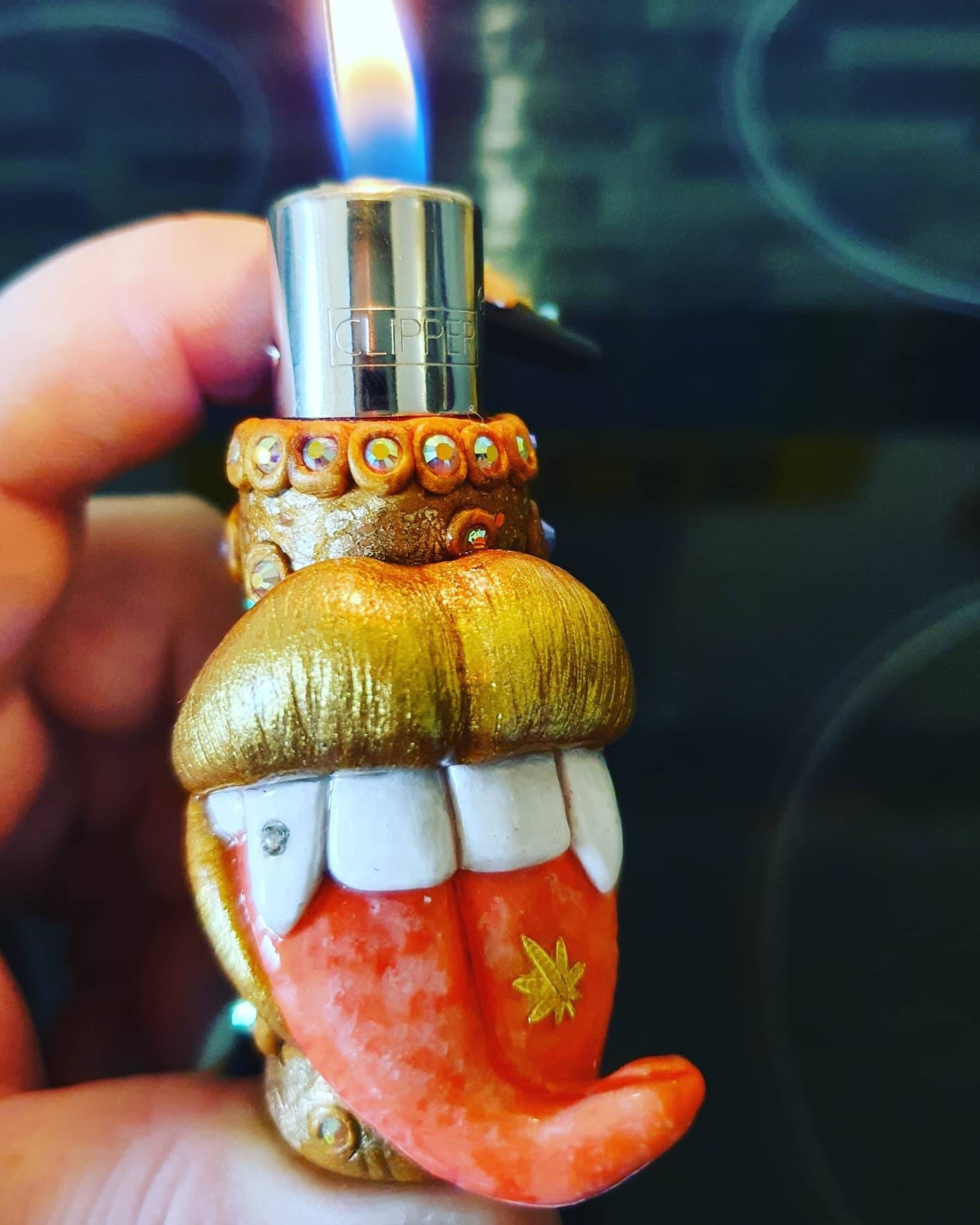 Lighter Case Clipper Lighter Case Clipper Juicy Lips & Etsy UK