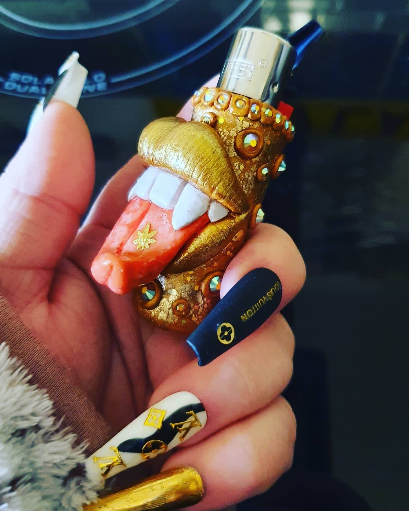 Lighter Case Clipper Lighter Case Clipper Juicy Lips & Etsy UK