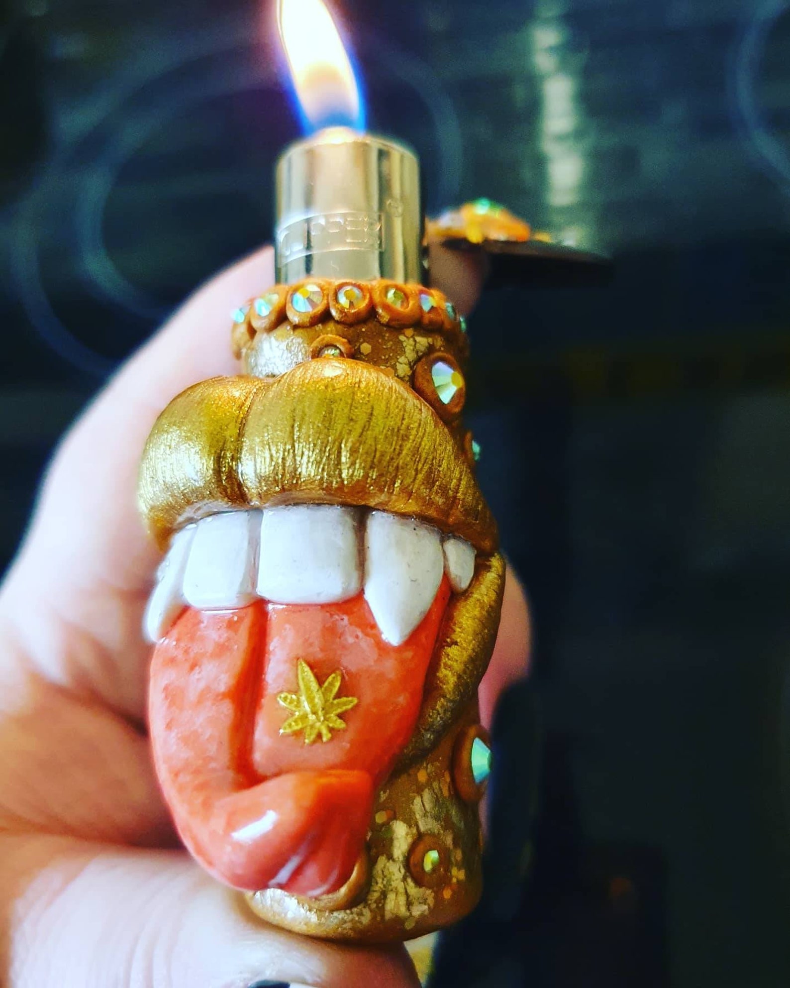 Lighter Case Clipper Lighter Case Clipper Juicy Lips & Etsy UK