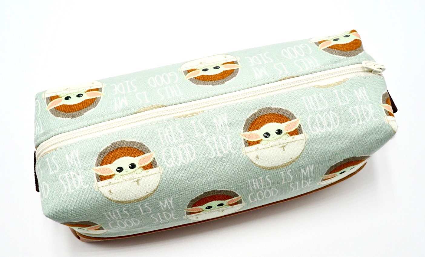 Cute Baby Yoda Zipper PouchPencil Case Make Up Bag School Etsy
