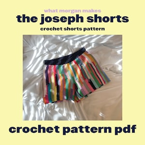 Joseph Shorts Crochet Shorts Pattern PDF