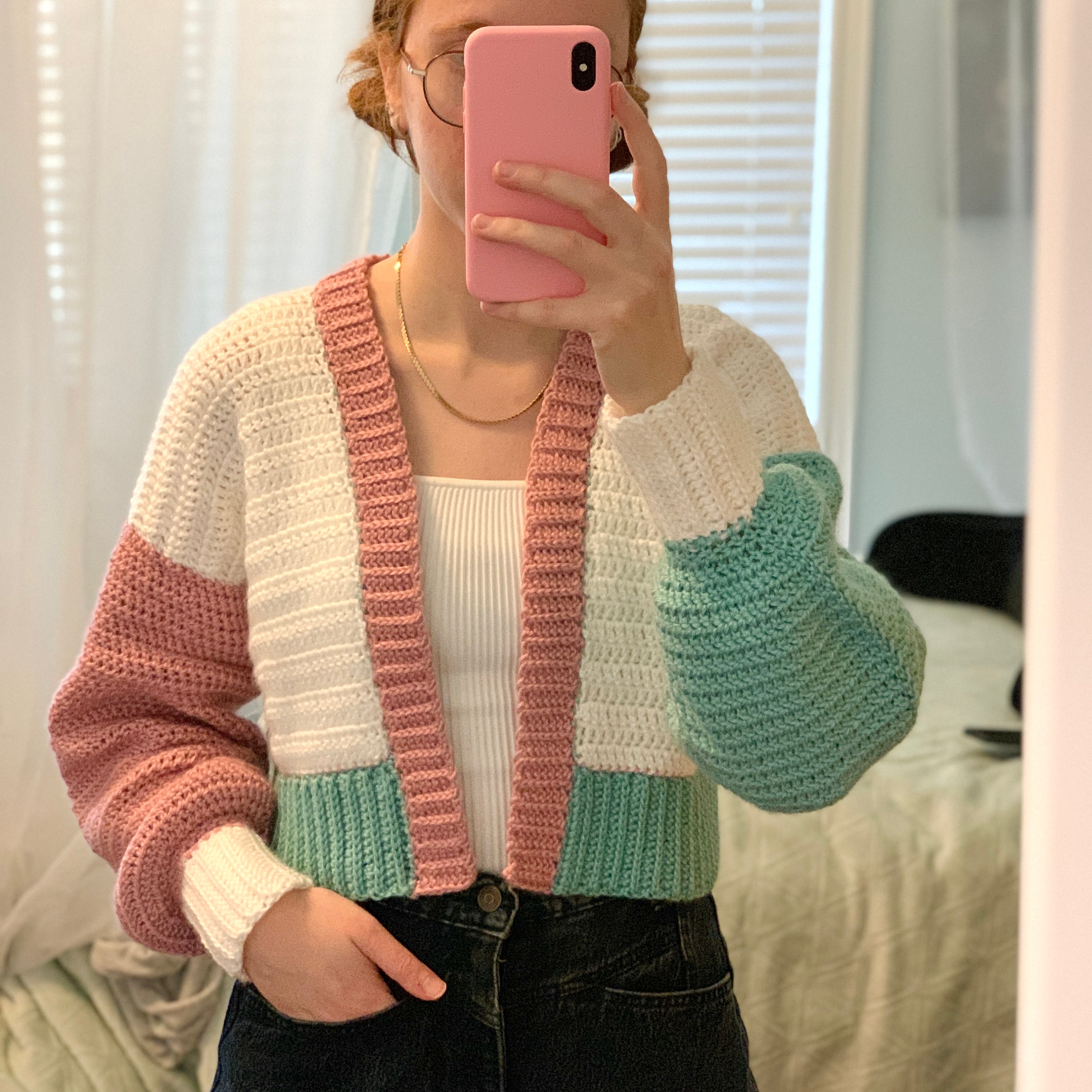 Crochet Pattern Crochet Cropped Cardigan Etsy