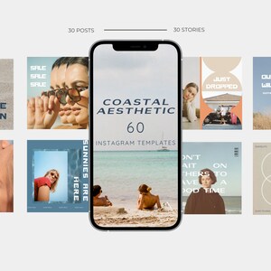 60 modèles Instagram d&#39;esthétique côtière de plage